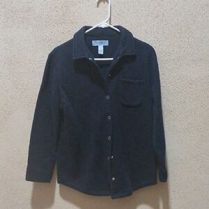 "Make Offer" Pacer Navy Button-Up Jacket